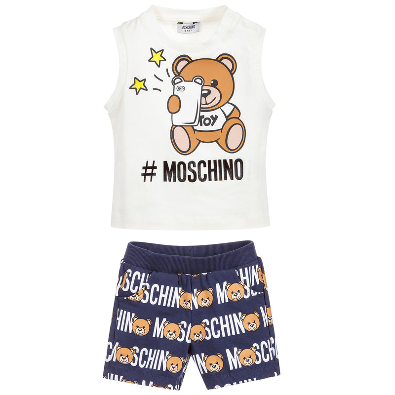 Baby Unisex Top with Shorts Set