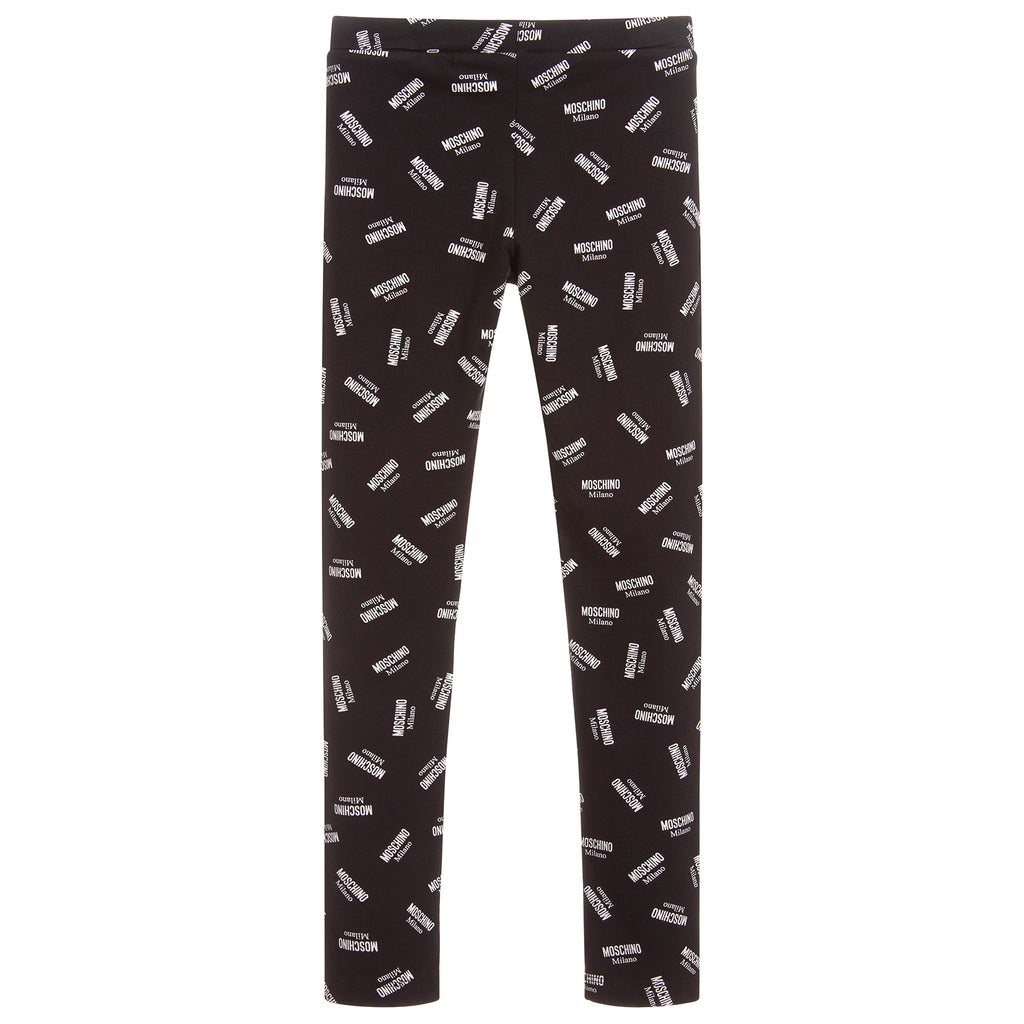 Moschino Girls Leggings with Logo Text – Enfance Baby & Kids