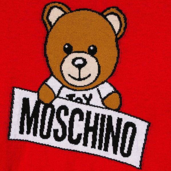 Moschino Red Teddybear Logo Sweater (unisex) – Petit New York