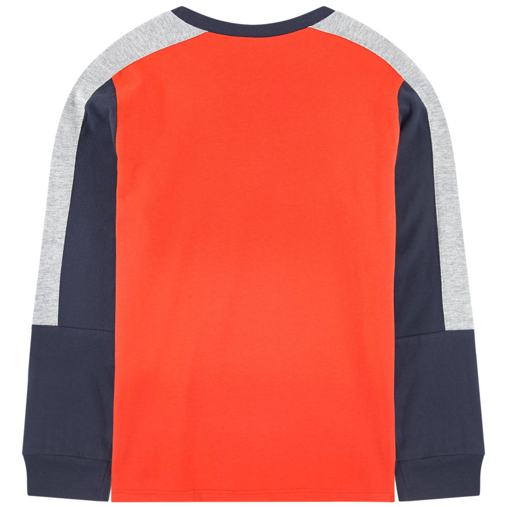 Paul Smith Boys Color Block Long-Sleeved T-shirt