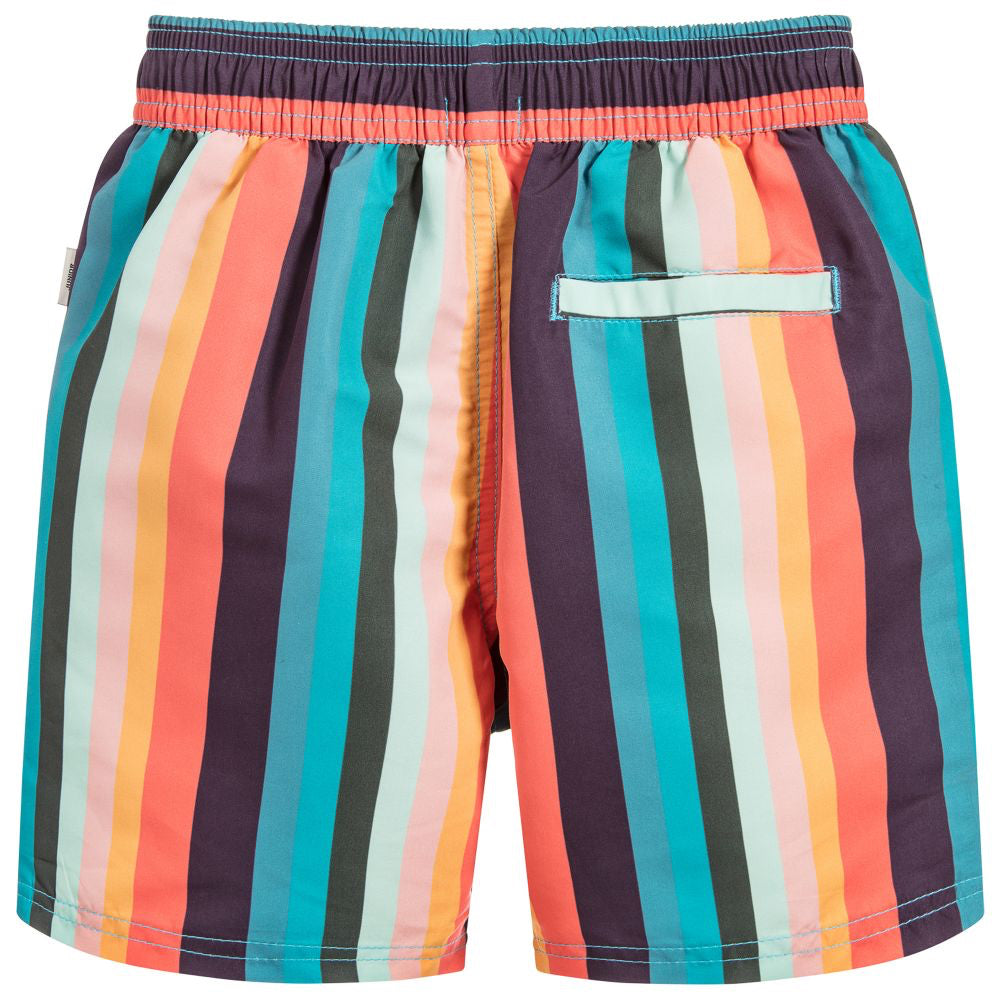 Paul Smith Boys Colorful Striped Swim Shorts