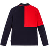Paul Smith Boys Navy Contrast Red Piqué Polo Shirt