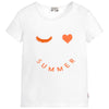 Paul Smith Girls 'Summer Wink' Black Printed T-shirt (Mini-Me)