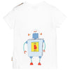 Paul Smith Baby Boys White 'Robot' T-Shirt