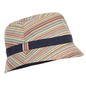 Paul Smith Boys Reversible Navy & Striped Hat