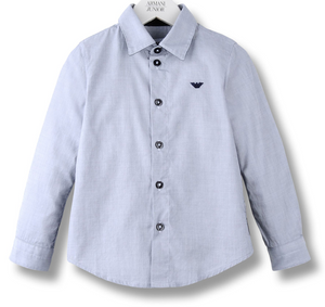 Armani Boys Button-Down Shirt Boys Shirts Armani Junior [Petit_New_York]