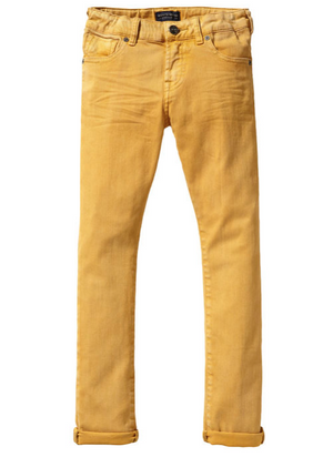 Scotch & Soda Boys Mustard Jeans Boys Pants Scotch Shrunk [Petit_New_York]