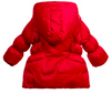 Armani Baby Girls Red Puffer Jacket Baby Jackets & Coats Armani Junior [Petit_New_York]