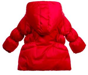 Armani Baby Girls Red Puffer Jacket Petit New York Armani Baby Girls Red Puffer Jacket Petit New York