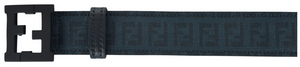 Fendi Boys Blue Leather Belt Accessories Fendi [Petit_New_York]