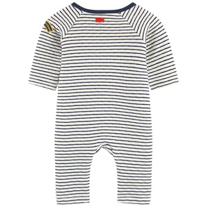 Baby Striped Logo Romper (Unisex)