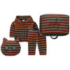 Baby Unisex Colorful Striped 3-piece Gift Set