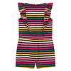 Girls Colorful Striped One-Piece Romper