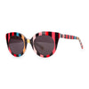 Girls Colorful Striped Sunglasses
