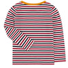Girls Colorful Striped T-shirt with Print