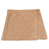 Girls Leather Beige Skirt