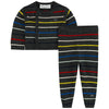Baby Girls Colorful Striped Knitted Set