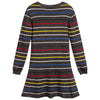 Girls Colorful Glittery Knitted Dress