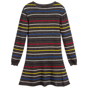 sonia rykiel knit dress Sonia Rykiel Multicolor Striped Knit Dress Loop Generation