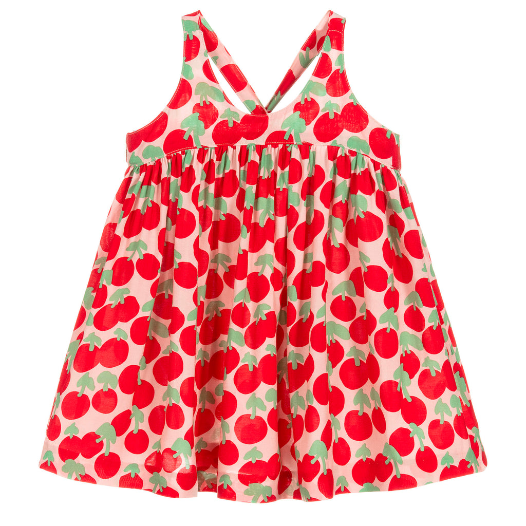 Baby Girls Cherry Dress with Bloomers Set