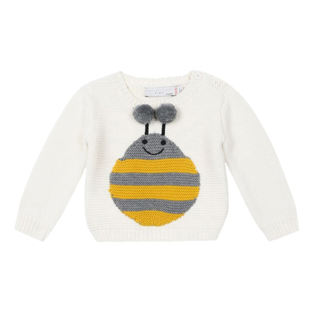 Baby Ivory Bumble Bee Sweater (unisex)