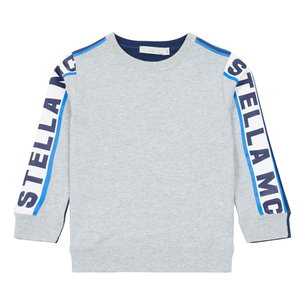 Boys Grey Sporty Logo Sweatshirt