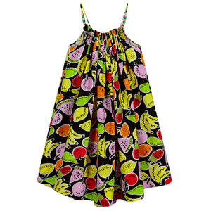 Girls Colorful Fruity Lightweight Dress