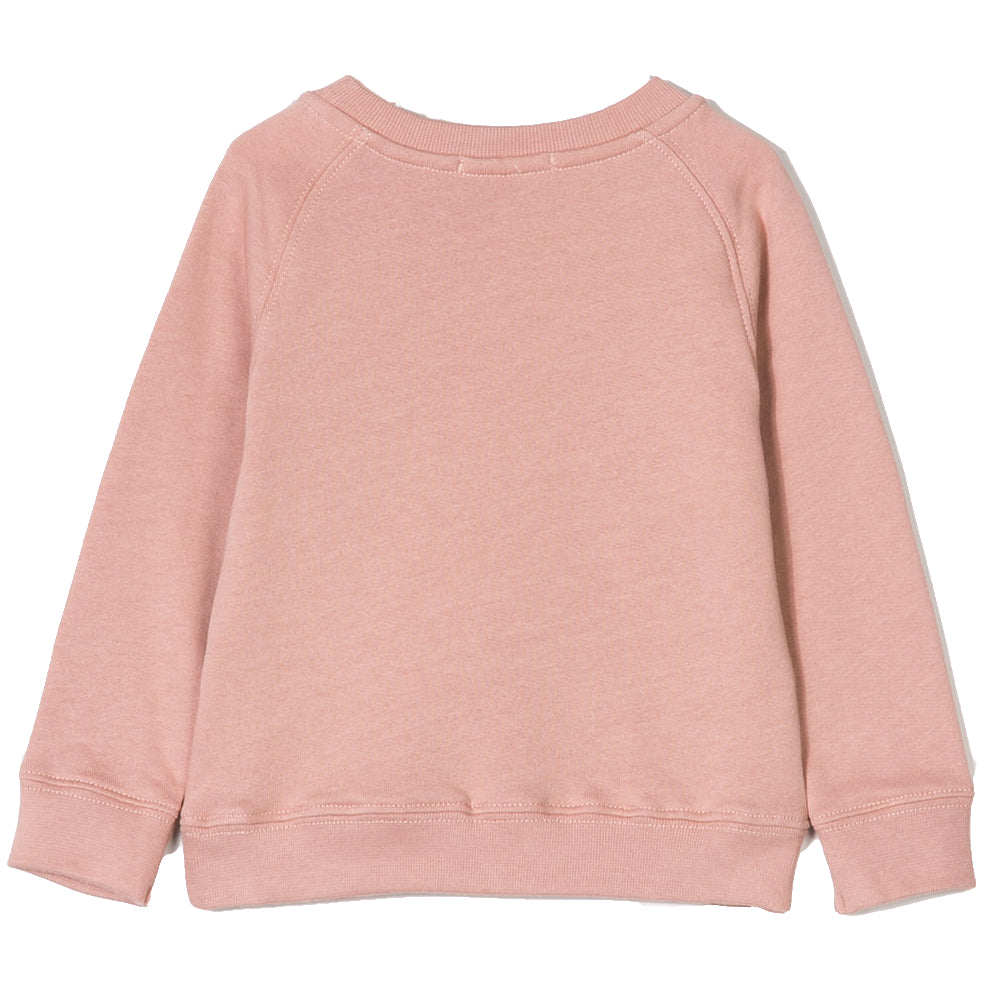 Girls Pink 'Betty' Smiley Sweatshirt