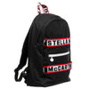 Unisex Black Logo Backpack