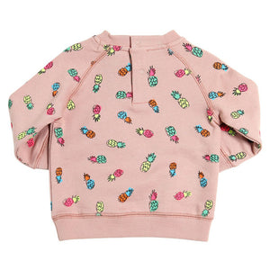 Baby Girls Colorful Pineapple Sweatshirt