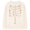 Stella McCartney Girls Cream Skeleton Sweater Girls Sweaters & Sweatshirts Stella McCartney Kids [Petit_New_York]