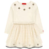 Sonia Rykiel Girls Ivory Fancy Multi-Fabric Dress Girls Dresses Rykiel Enfant [Petit_New_York]