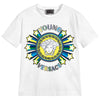 Versace Boys White Colorful Medusa Logo T-shirt