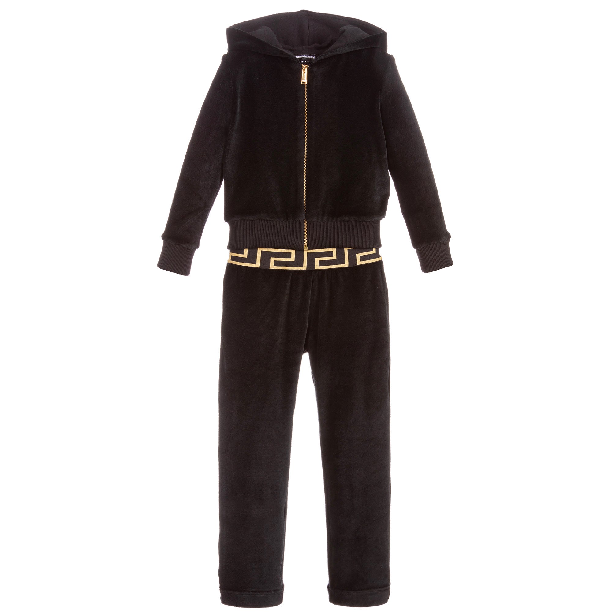 Versace black tracksuit Outlet
