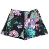 Versace Girls Dark Navy Floral Printed Shorts Girls Shorts Young Versace [Petit_New_York]