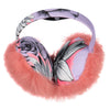 Versace Girls Pink Fluffy Lambswool Earmuffs