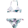 Versace Girls Lilac Floral Bikini Girls Swimwear Young Versace [Petit_New_York]