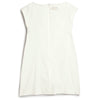 Versace Girls White with Gold Studded 'Greco' Dress
