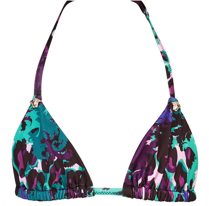 Versace Girls 'Camoupard' Print Bikini Set Girls Swimwear Young Versace [Petit_New_York]