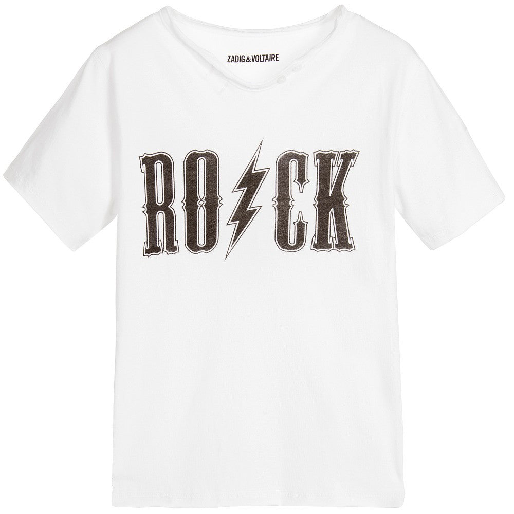 & Voltaire Boys White 'Rock' T-shirt – Petit New York