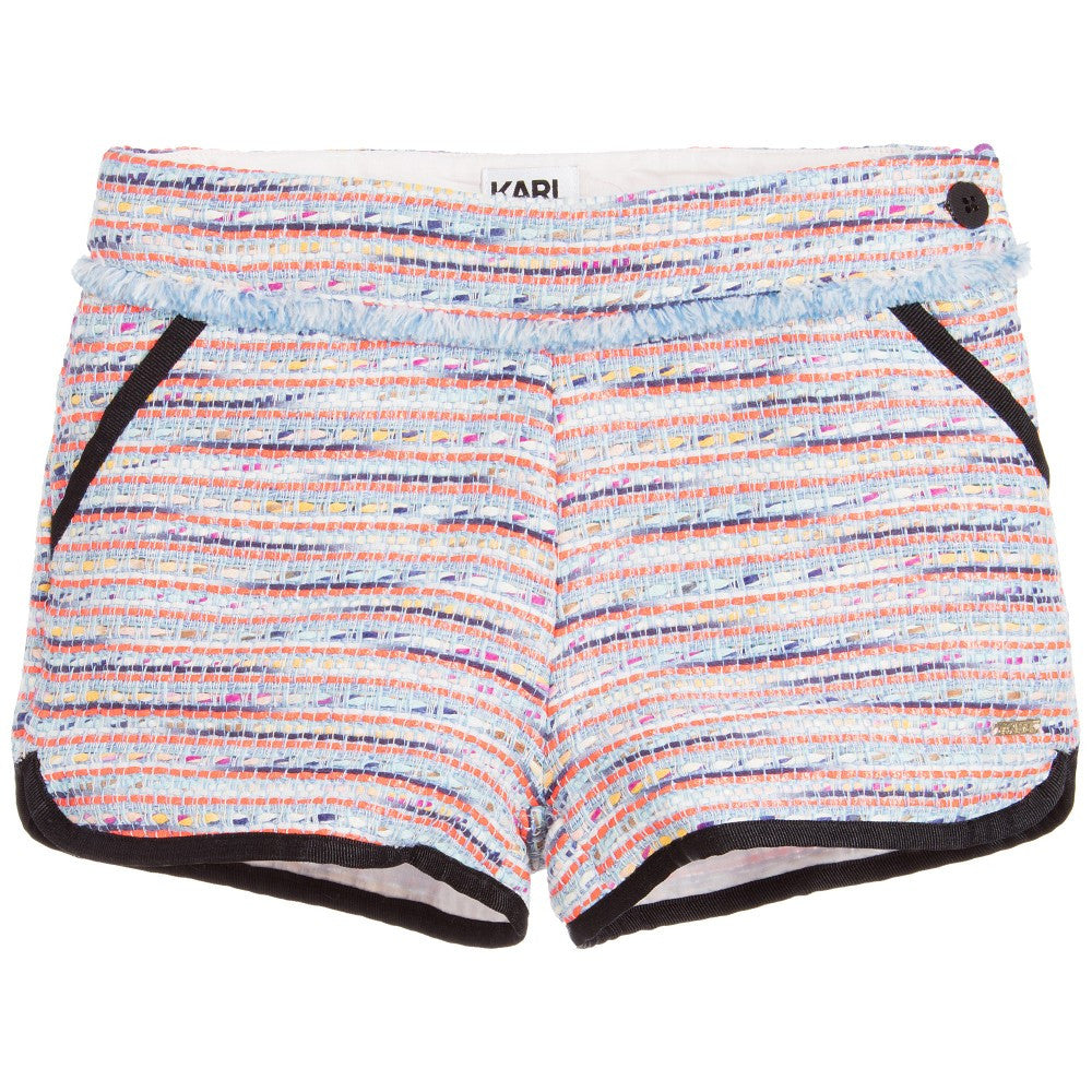 Karl Lagerfeld Girls Colorful Tweed Shorts Girls Shorts Karl Lagerfeld Kids [Petit_New_York]