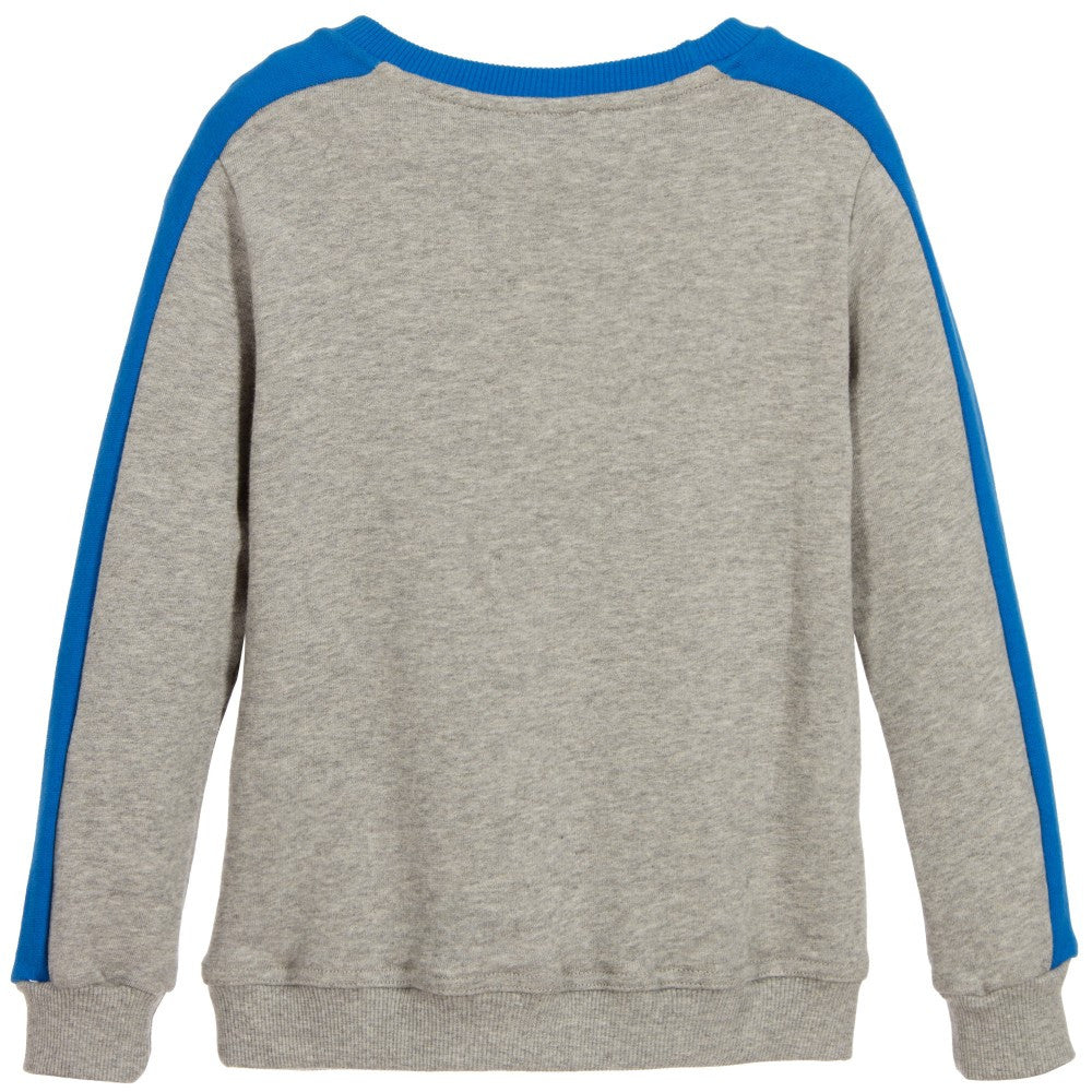 Kenzo Boys Grey Wild Cat Sweatshirt Boys Sweaters & Sweatshirts Kenzo Paris [Petit_New_York]