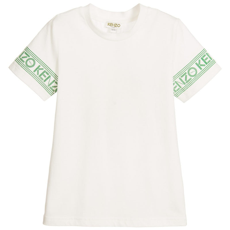 Kenzo Boys White 'Tiger & Friends' T-shirt Boys T-shirts Kenzo Paris [Petit_New_York]