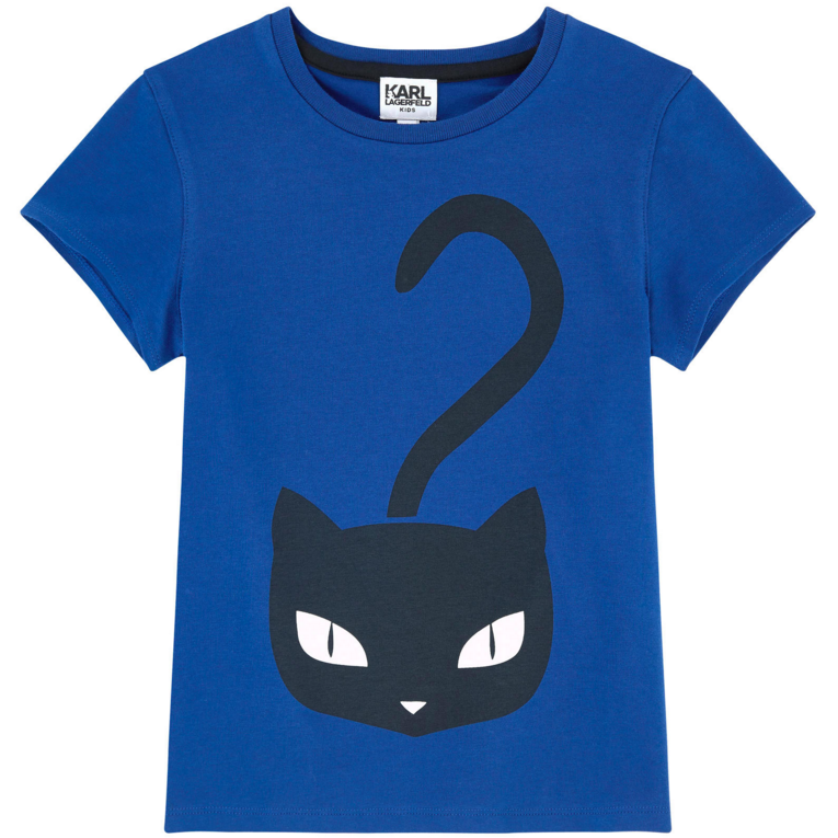 Karl lagerfeld top t shirt cat