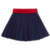 Little Marc Jacobs Girls Navy & Red Knit Skirt Girls Skirts Little Marc Jacobs [Petit_New_York]