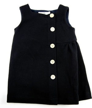 Versace Baby Girls Navy Dress Baby Dresses Young Versace [Petit_New_York]